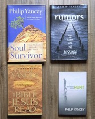 Philip Yancey Christian Book Lot of 4 Hardcover Religious Bible Spiritual Jesus