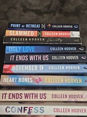 Colleen Hoover 9 Paperback Book Lot Slammed 1 & 2Heart Bones Confess Ugly Love