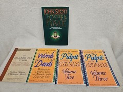 Book Lot 8 Religious The Pulpit & Christian Calendar Olford Gospel & Time Stott