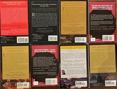 LOT OF 8 RICHARD SHARPE SERIES BOOKS BY BERNARD CORNWELL