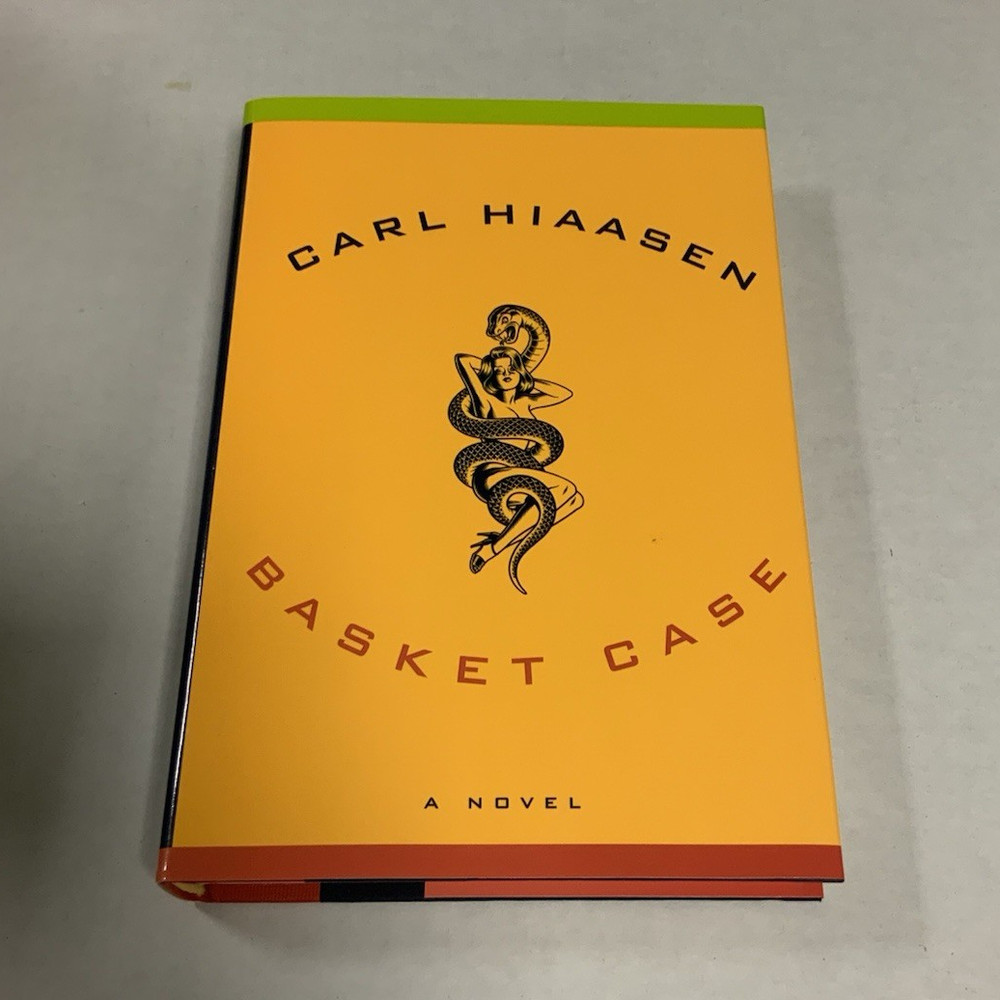 Basket Case Carl Hiaasen (2002 HC) Signed 1st Ed DJ Alfred A. Knopf