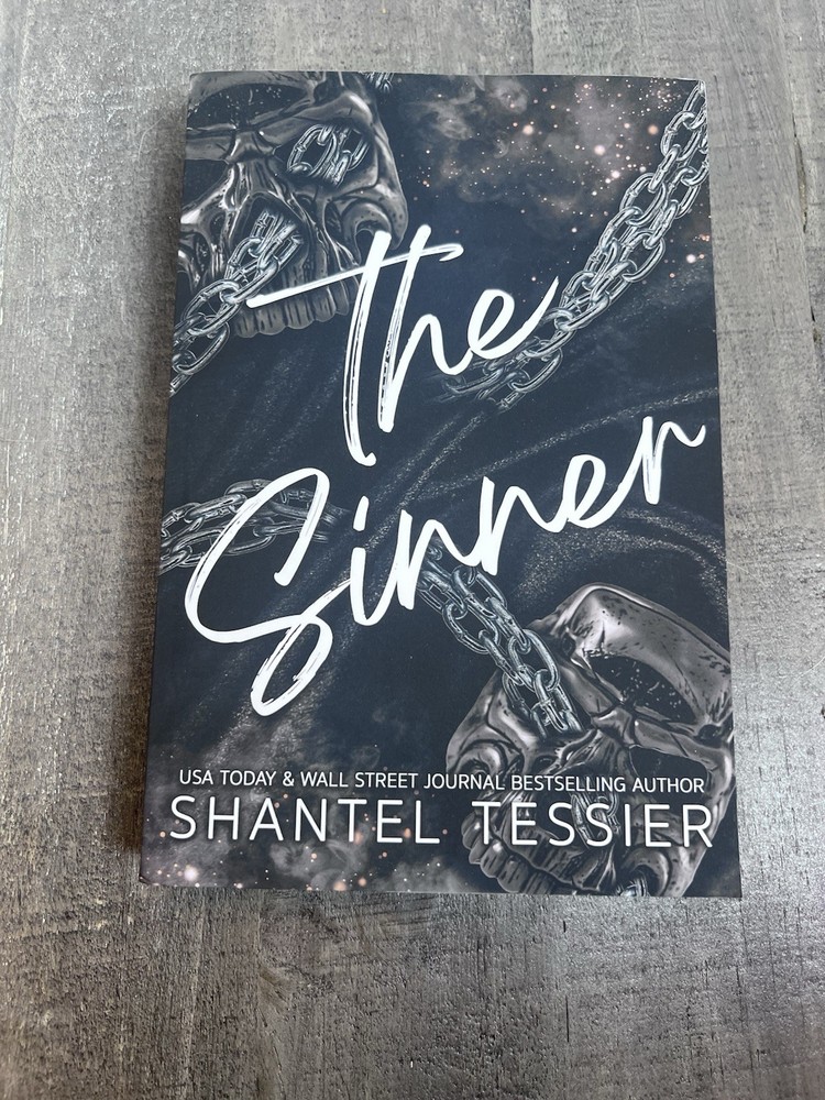 The Sinner: A Dark College Romance Paperback Alternative Cover Shantel Tessier