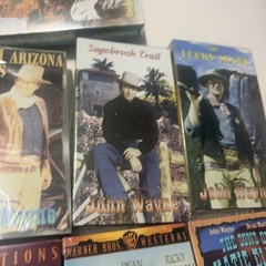 Vintage John Wayne VHS Lot Of 9 sealed El Dorado Rio Bravo Big Jake Sagebrush