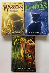 Lot of 3 Warriors Omen of the Stars Into the Wild Dawn of the Clan Erin Hunter