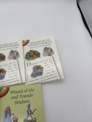Lot Of 5 Wizard Of Oz Dover Little Activity Book Books 4 Sticker 1 Bookmark
