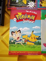 Pokemon Lot Of 6 Children’s Chapter Books Vintage 2 VHS Pokemon VHS