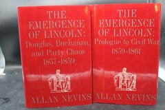 The Emergence Of Lincoln By Allan Nevins • 2 Volume Set • 1950