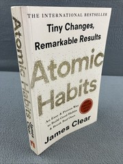 ATOMIC HABITS by JAMES CLEAR Paperback Book