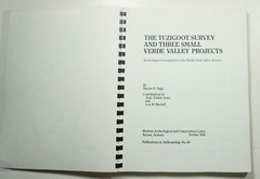 The Tuzigoot Survey and Three Small Verde Valley Projects 1986 Tagg Archaeology