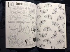 Tattoo Design Coloring Book ~ 48 pages ~ variety of Images ~ Mindful Coloring