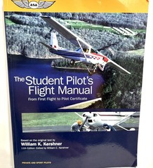 Asa Student Pilots Flight Manual 11th Kershner Private Sport Textbook Plane