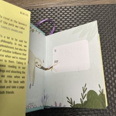 Sloth Wisdom Mini Book Hardcover