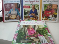 BRENDA GANTT ALL 3 COMPLETE COOKBOOKS + SOUTHERN MIRROR, ALL STILL IN BOX