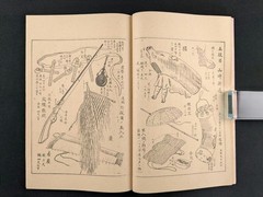 Illustrated Plays and Dances Vol 1 Colored Woodblock Print with Bag 9.3×6.3in