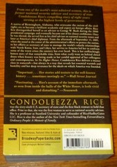 2011 No Higher Honor by Condoleezza Rice SIGNED First Edition Softcover Book