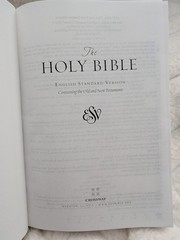 English Standard Version ESV Bible Crossway Floral Red Letters Gift Size 7×5 In