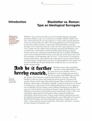 Blackletter: Type and National Identity