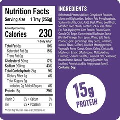 Delectable Tender Beef & Mashed Potatoes Microwave Tray, 9 oz – Family Favorite