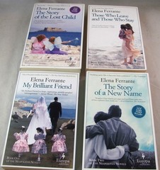 Elena Ferrante: Neapolitan Novels Brilliant Friend, New Name, Lost Child etc