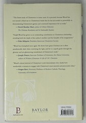Chesterton: The Nightmare Goodness of God by Ralph Wood – 2011 HC/DJ Baylor Univ