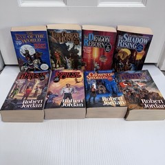Robert Jordan Wheel of Time Books 1-8 Paperback Lot Eye World Path Daggers