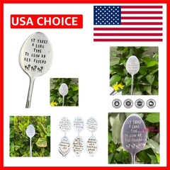 Charming Rectangular Plant Stake – Metal Gardening Gift for Women, 1 Count
