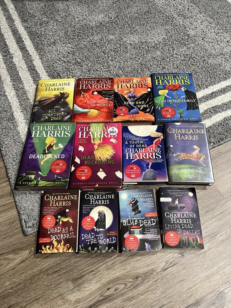 Charlaine Harris | Lot Of 12 Books | Sookie Stackhouse Bundle, True Blood Books