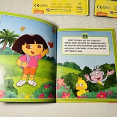 Me Reader “Dora The Explorer” Story Reader Tablet w/ Complete 8 Book Set