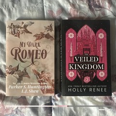 Parker S. Huntington & L.J. Shen My Dark Romeo + The Veiled Kingdom PB Lot (2)