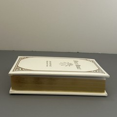 Holy Bible Dove Of Peace Edition KJV Illustrated White Hardcover Faux Leather