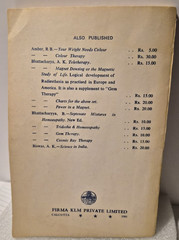GEM THERAPY: B. Bhattacharyya Revised/1981/Rare/Good (see photos)