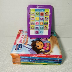 Me Reader “Dora The Explorer” Story Reader Tablet w/ Complete 8 Book Set