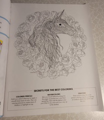 MYTHICAL CREATURES & MORE – ADULT COLORING BOOK – 48 Pages – Brilliant Escapes
