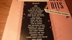 VINTAGE 1954 88 PAGES OF FAMOUS SONG HITS NO. 1 – WORDS & PIANO MUSIC – GREAT !!