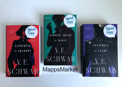 SIGNED A Darker Shade of Magic Trilogy by V.E. SCHWAB (2023, Trade Paperback)