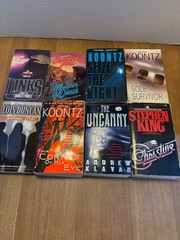 Horror Paperback Lot of 8 (See Photos for Titles)