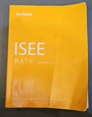 Ivy Global ISEE Math Edition 1.2 Prep Book – Pages Clean No Writing Inside Book