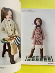 Japanese Doll Knitting Book – 80 Knit & Crochet Patterns for 20–22cm Dolls