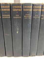 Antique The Novels of F. Marion Crawford Hardcover Your Choice Individual Books