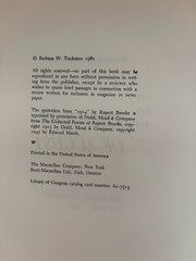 The Guns Of August by Barbara W Tuchman 1962 Book Club Edition BCE Hardcover DJ