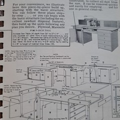 Craftsman VTG Sears MCM Radial Arm Tools Guide Woodworking Projects Illustrated