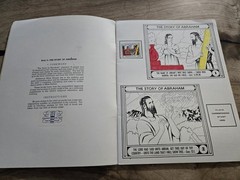 Vintage Bible Story Color Book Abraham 1947 Stamps Diltz Zondervan Coloring