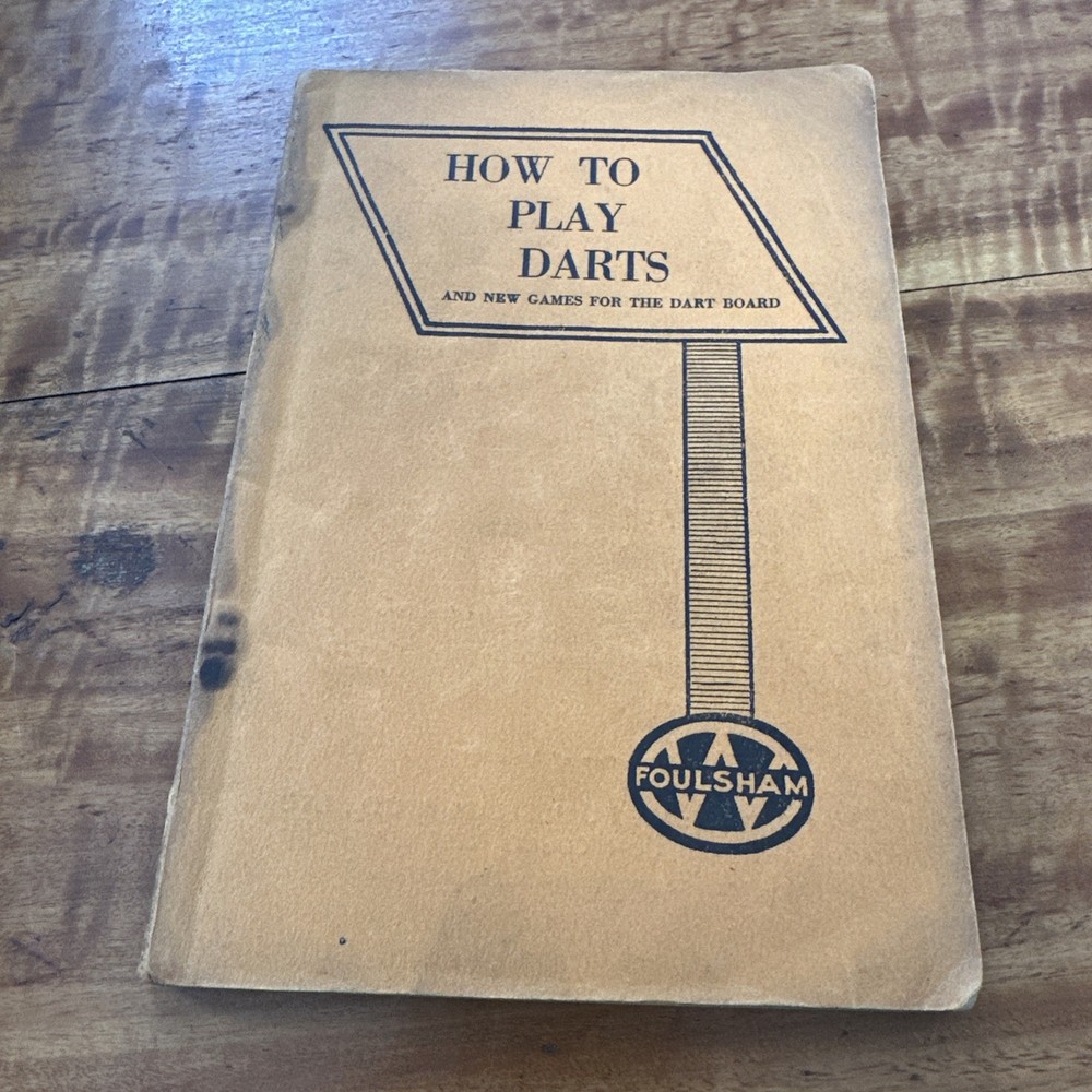 How To Play Darts by John Young Vintage Book