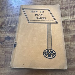 How To Play Darts by John Young Vintage Book