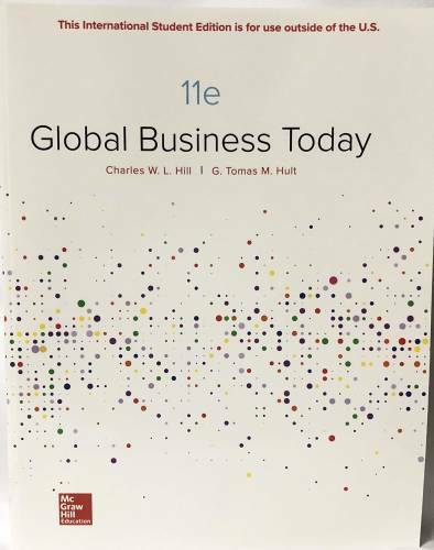 Global Business Today – Paperback By Hill, Charles W. L. – GOOD
