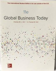 Global Business Today – Paperback By Hill, Charles W. L. – GOOD