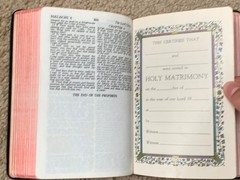 Bible world publishing company compact red letter 1950s 652 361 Morocco
