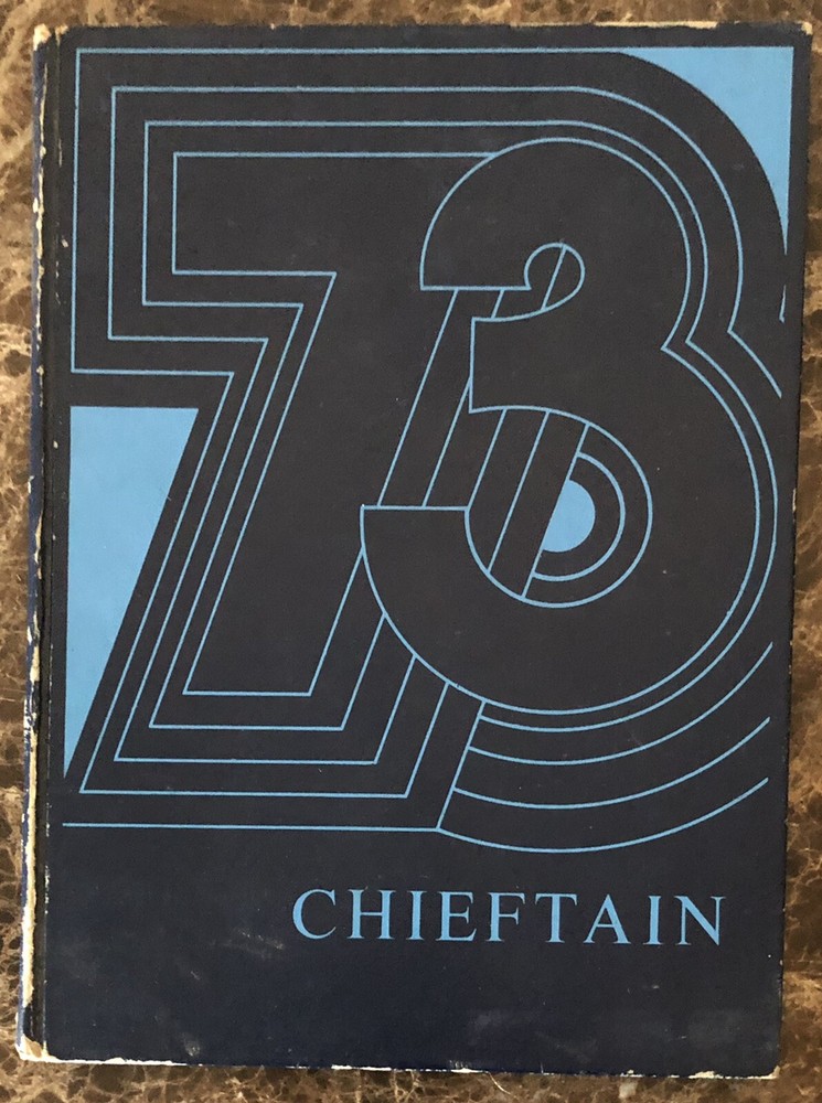 Vintage 1973 Bellflower California Junior High School Yearbook Chieftain Signed