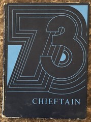 Vintage 1973 Bellflower California Junior High School Yearbook Chieftain Signed