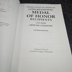 United States of America’s Congressional Medal of Honor Recipients and Their HC